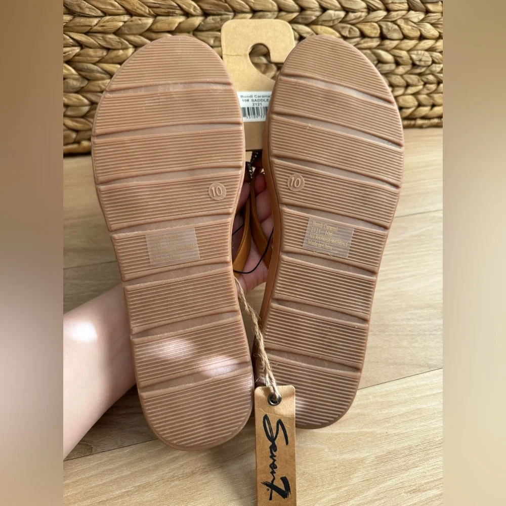 Seven7 Bondi Caramel Rhinestone Women's Sandals
